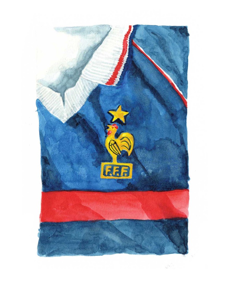 Affiche FFF - Maillot 1998