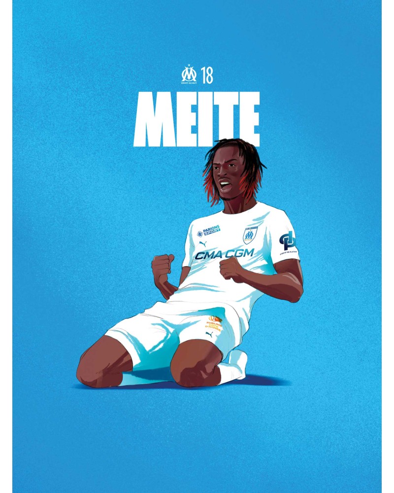 Affiche Meité - Joueurs OM 2024/25